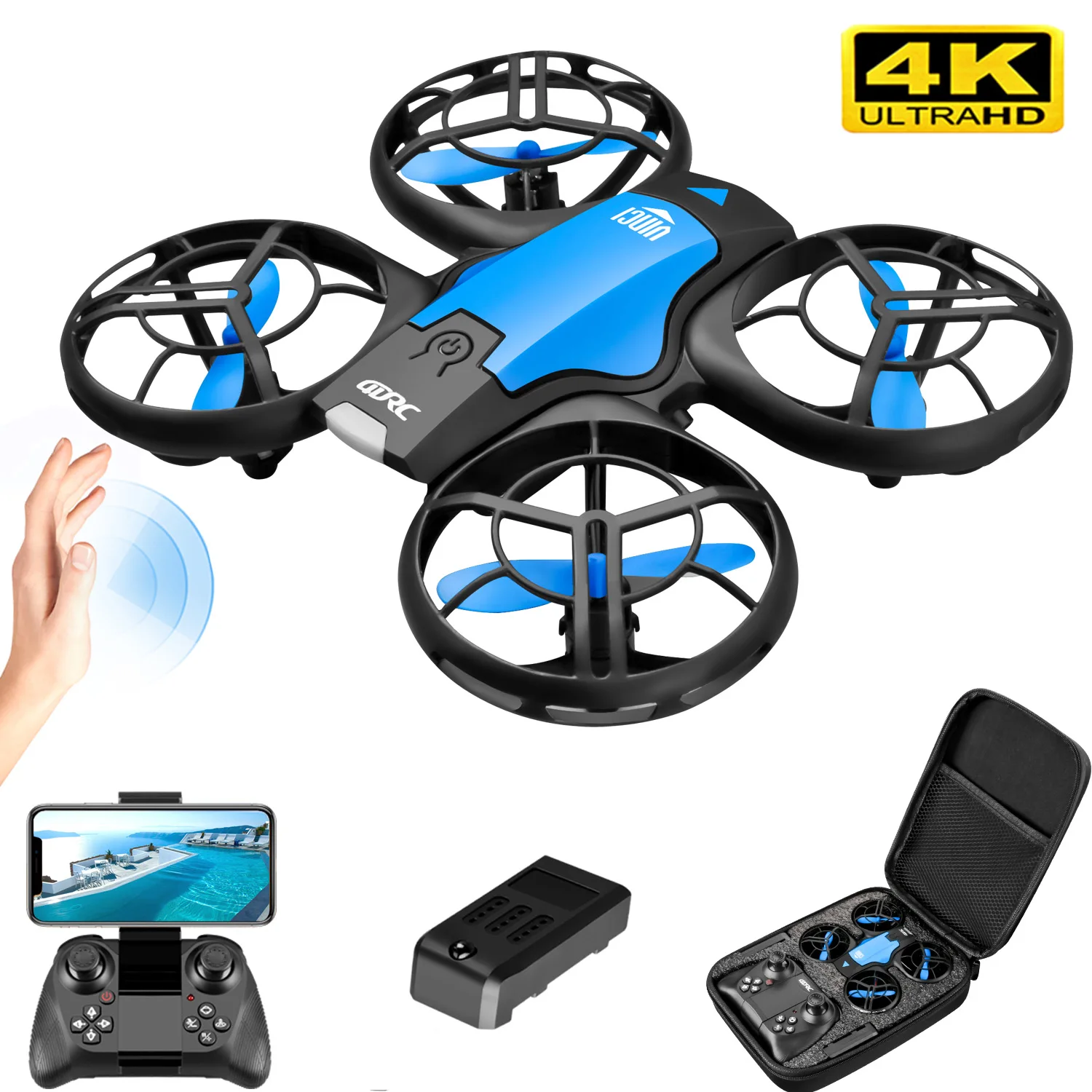 Nuovo Mini Drone V8 con Teleca - Drone Controller Screen recensione e prezzo