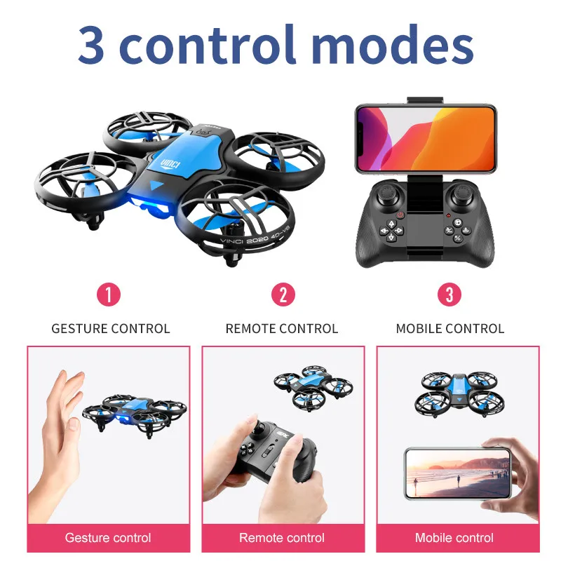 Nuovo Mini Drone V8 con Teleca - Drone Controller Screen recensione e prezzo